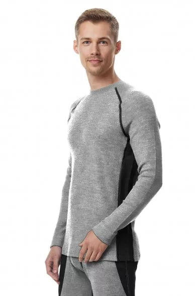 Thermo-Langarm-Shirt ST. MORITZ für Herren mit Alpaka-Mix - Alpakawolletraum.com