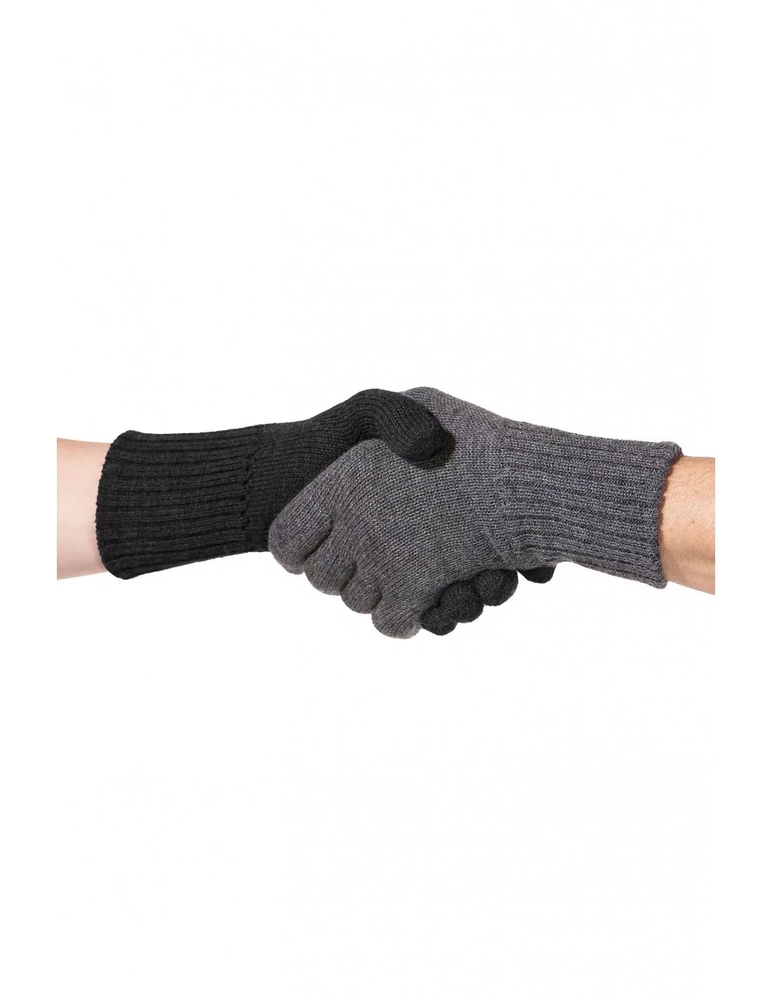 Wendbare Alpaka Fingerhandschuhe UNI aus 100% Baby Alpaka - Alpakawolletraum.com