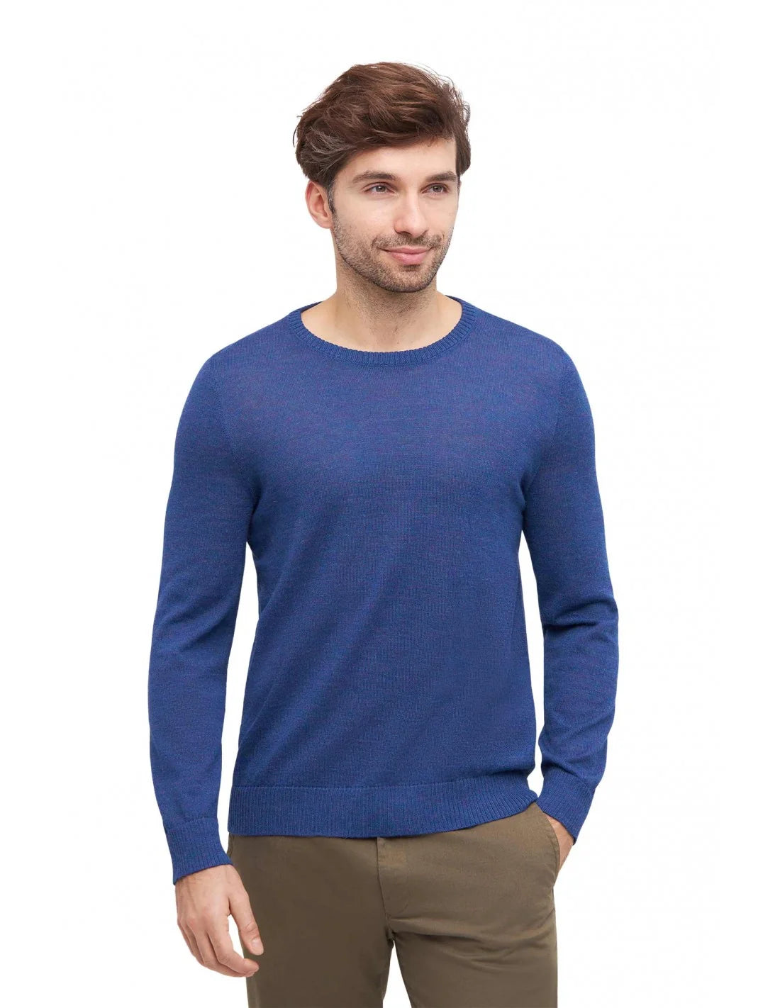 APUSENTIAL Herrenpullover aus Baby Alpaka – luxuriöser Feinstrick, warm und leicht