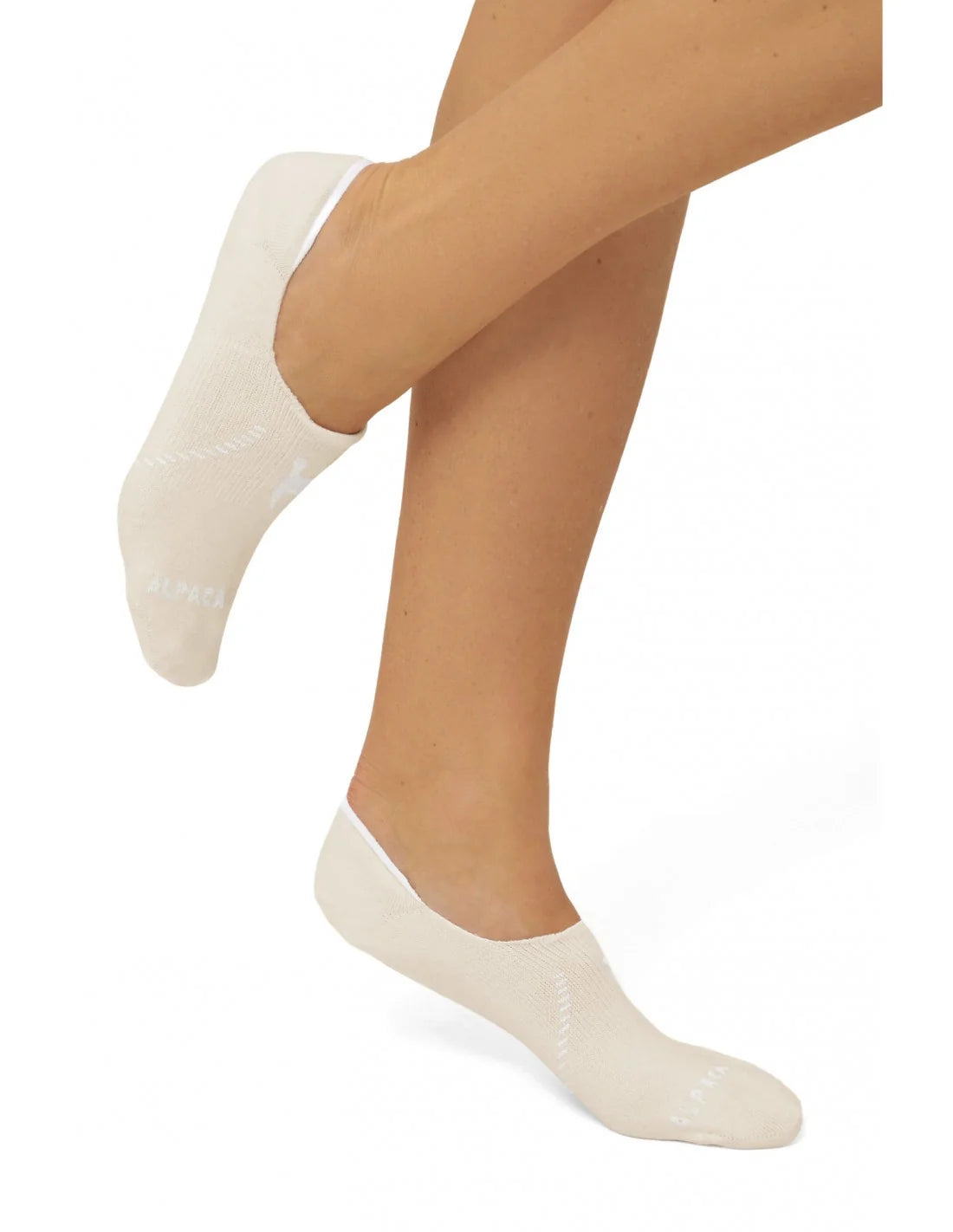 Alpaka Premium Slipper-Socken – 6er Pack Sneaker-Socken aus Baby Alpaka-Pima Baumwolle, atmungsaktiv & rutschfest