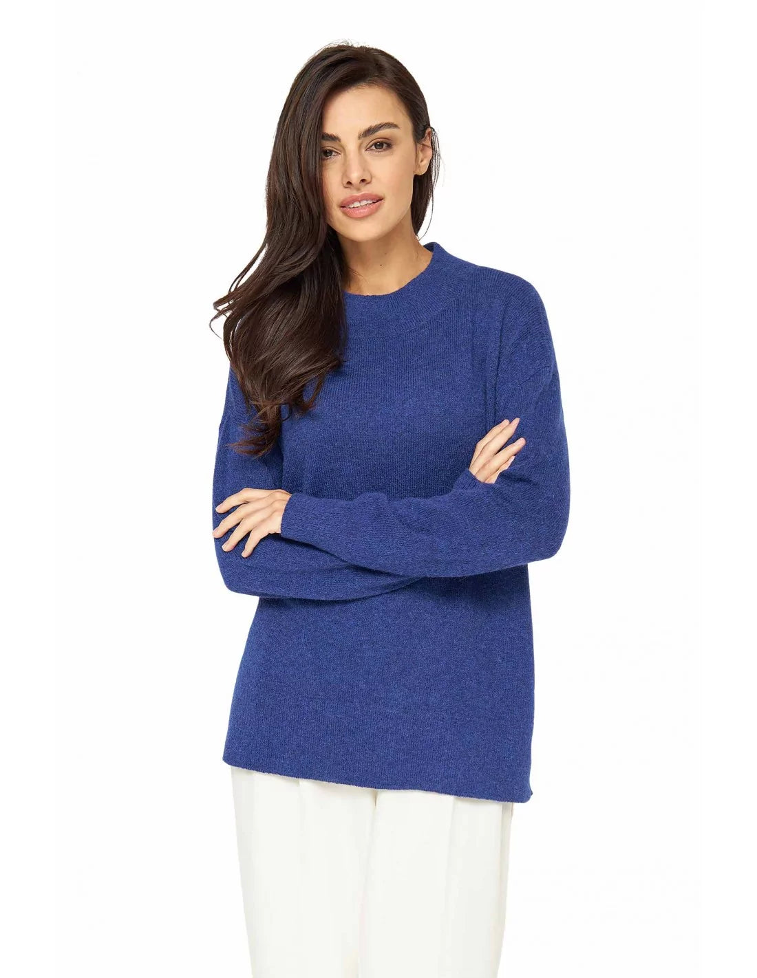 GRAZIA Merino-Pullover mit Stehkragen – Stilvoll & Wärmend