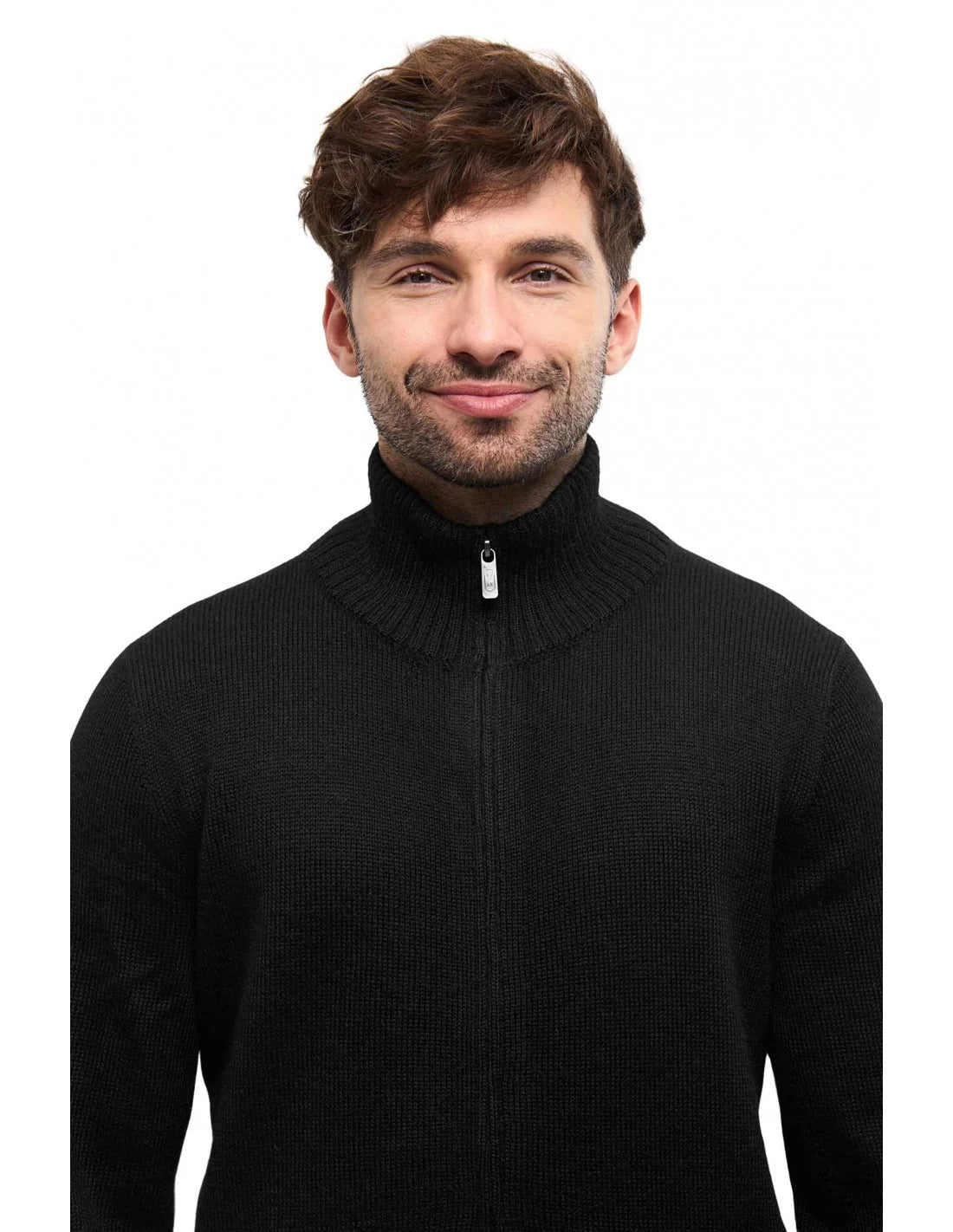 Alpaka Strickjacke RONALDO aus 100% Baby Alpaka