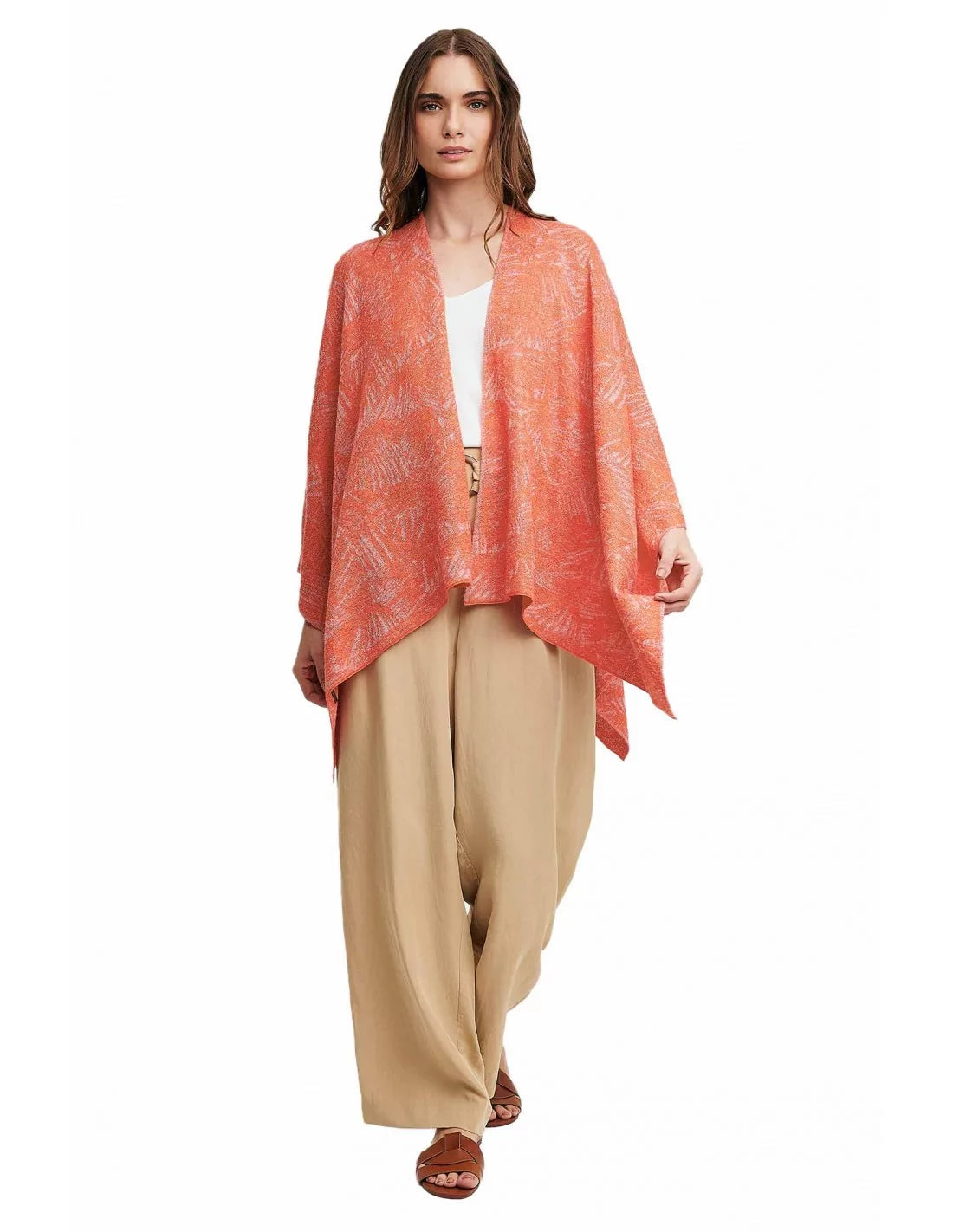 wendbares Alpaka Cape WAIKIKI aus Baby Alpaka & Seide - Alpakawolletraum.com