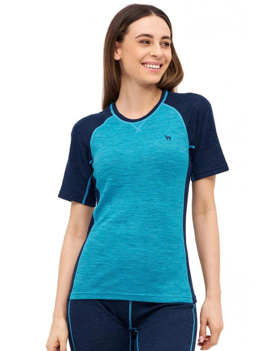 ANDEN ACTIVE Damen Thermo Shirt mit Premium Baby Alpaka - Alpakawolletraum.com