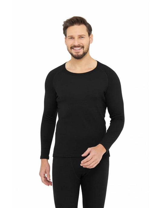 Alpaka Baselayer THERMO Langarm-Shirt für Herren aus Royal Alpaka - Alpakawolletraum.com