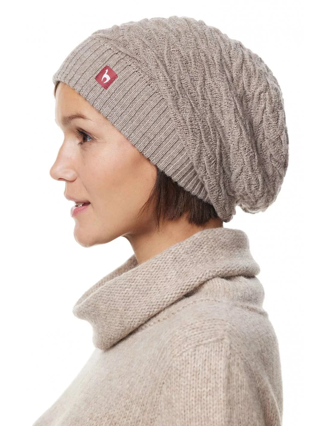 Alpaka Beret Mütze BIESEN aus 100% Baby Alpaka - Alpakawolletraum.com