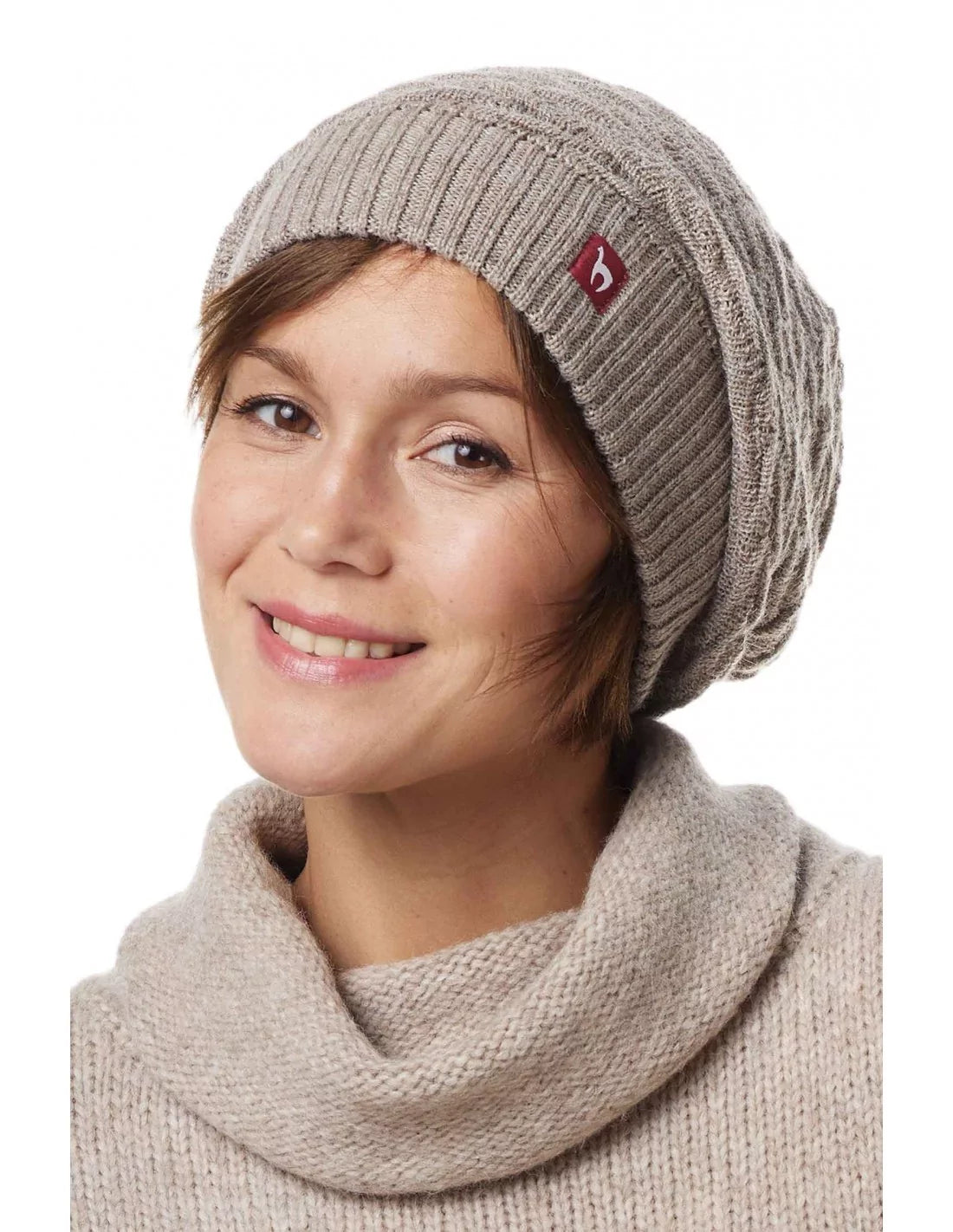 Alpaka Beret Mütze BIESEN aus 100% Baby Alpaka - Alpakawolletraum.com