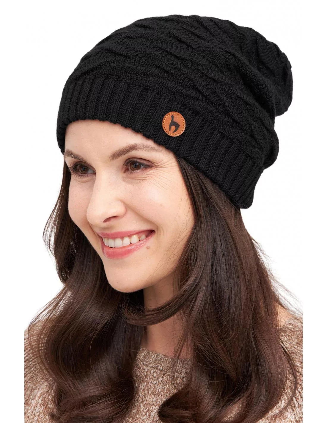 Alpaka Beret Mütze BIESEN aus 100% Baby Alpaka - Alpakawolletraum.com