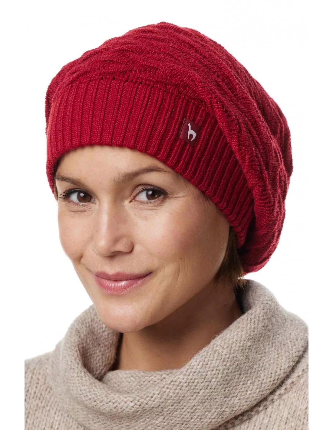 Alpaka Beret Mütze BIESEN aus 100% Baby Alpaka - Alpakawolletraum.com