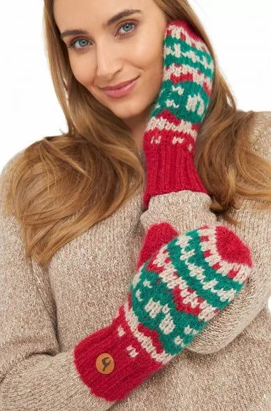 Alpaka Fäustlinge NAVIDAD aus Alpaka-Merino-Mix - Alpakawolletraum.com