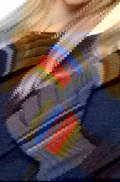 Alpaka Fingerhandschuhe ARCO IRIS aus 100% Baby Alpaka - Alpakawolletraum.com