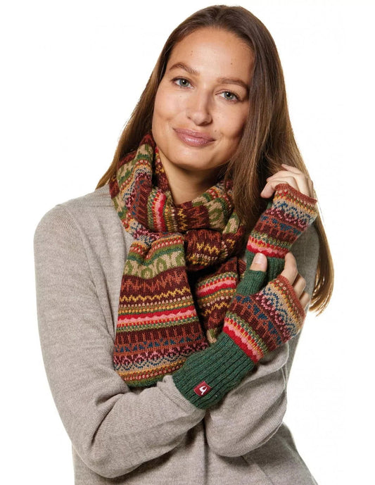 Alpaka Fingerlose Handschuhe LUNA aus 100% Baby Alpaka - Alpakawolletraum.com