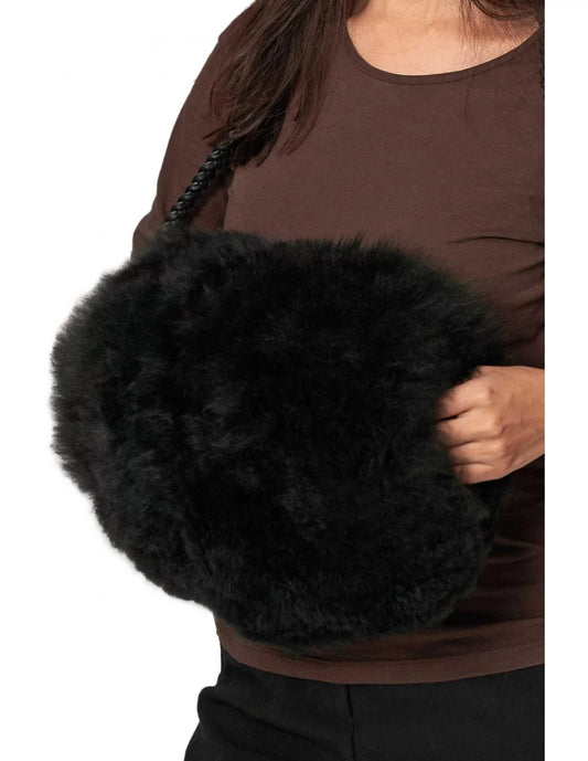 Alpaka Muff aus 100% Alpaka Fell - Alpakawolletraum.com
