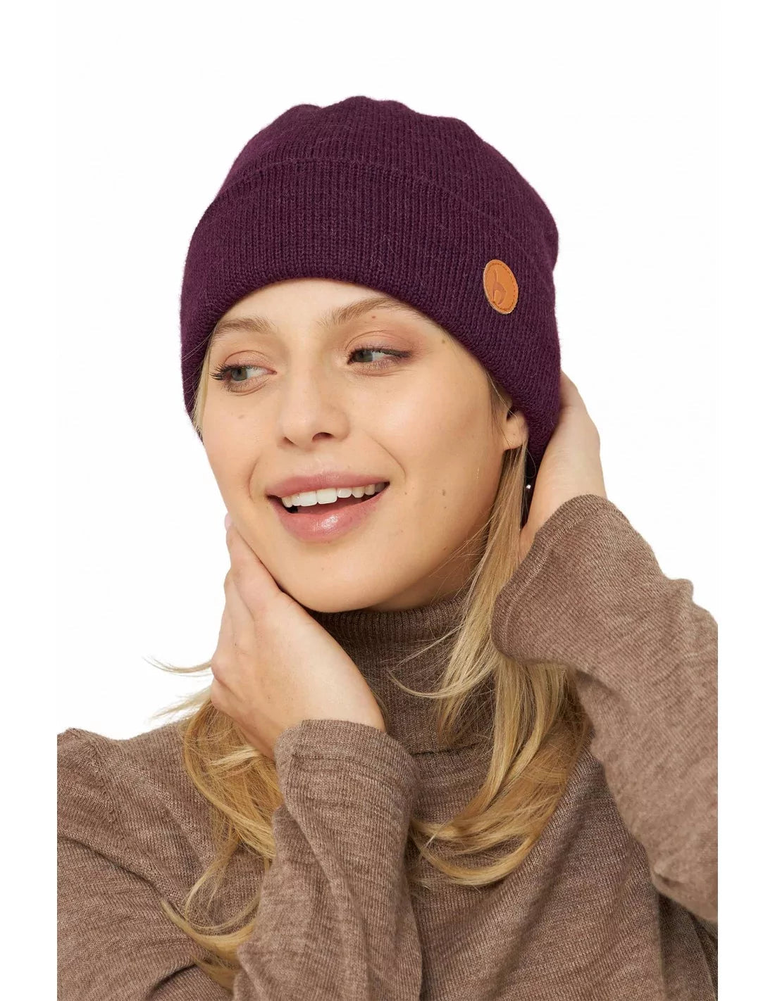 Alpaka Mütze BARK aus 100% Baby Alpaka - Alpakawolletraum.com