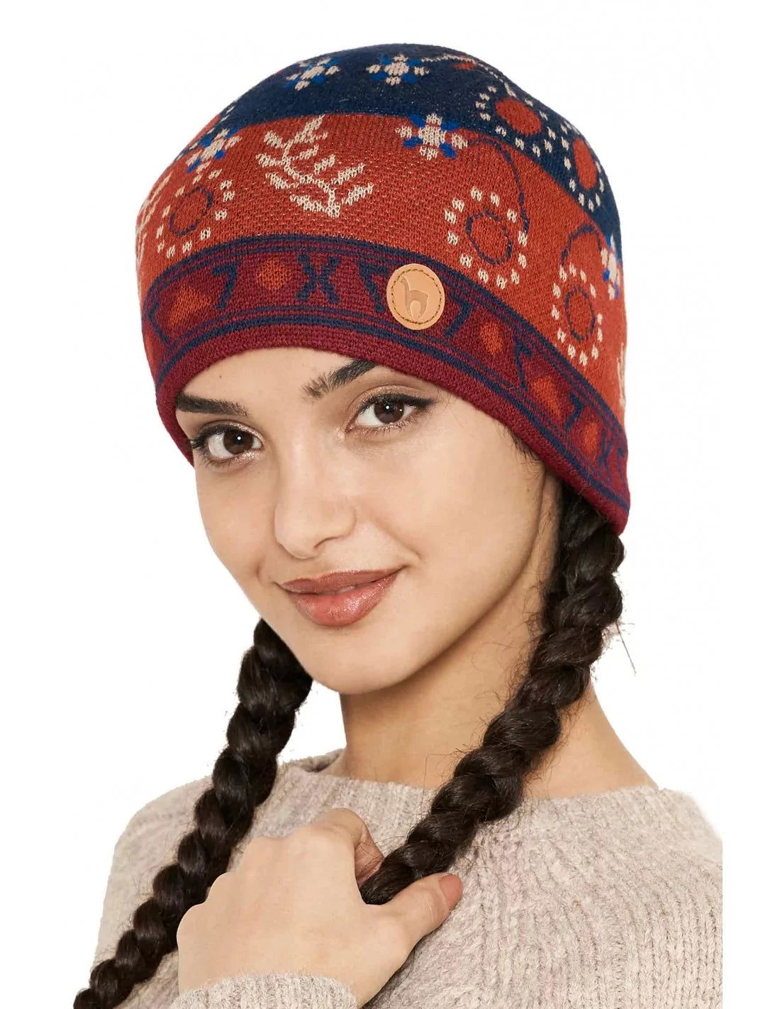 Alpaka Mütze BELLA aus 100% Baby Alpaka - Alpakawolletraum.com