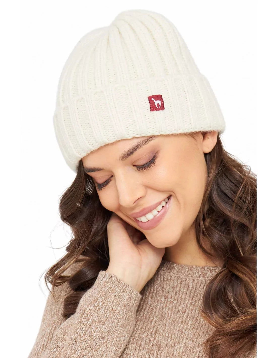 Alpaka Mütze BIANCA aus Baby Alpaka und Woll-Mix - Alpakawolletraum.com