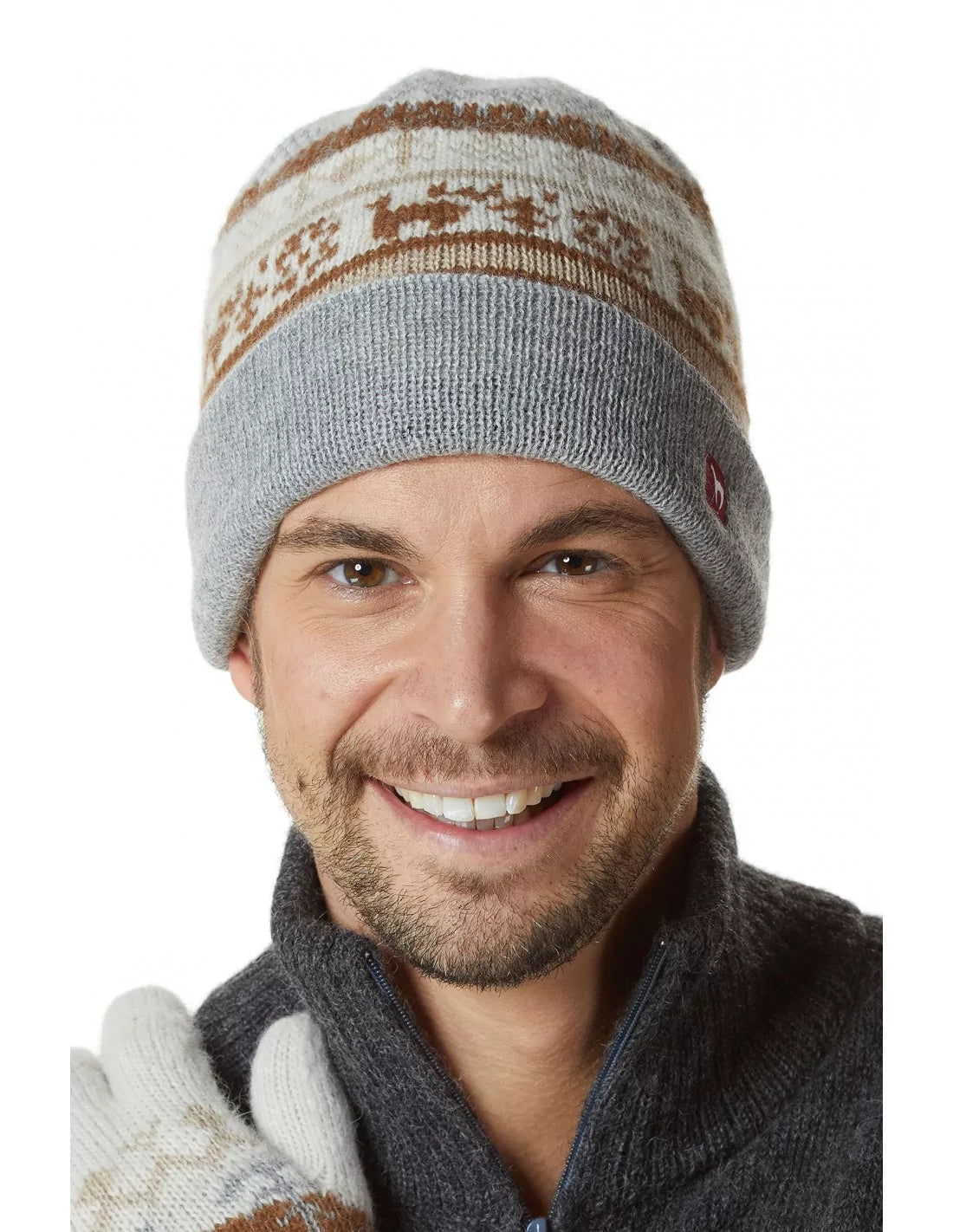 Alpaka Mütze NATURA aus 100% Alpaka - Alpakawolletraum.com