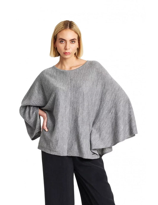 Alpaka Poncho WIMAR aus 100% Baby Alpaka - Alpakawolletraum.com