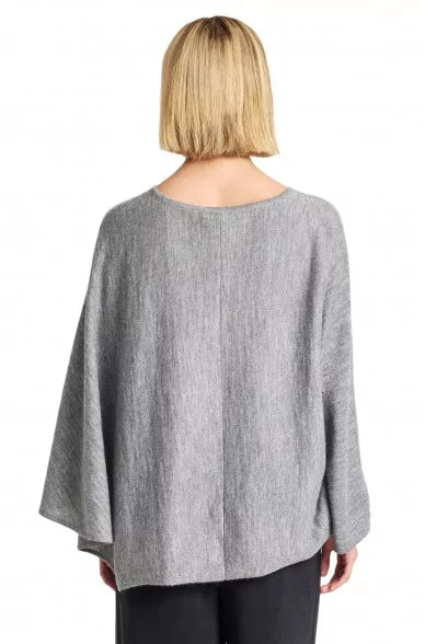 Alpaka Poncho WIMAR aus 100% Baby Alpaka - Alpakawolletraum.com