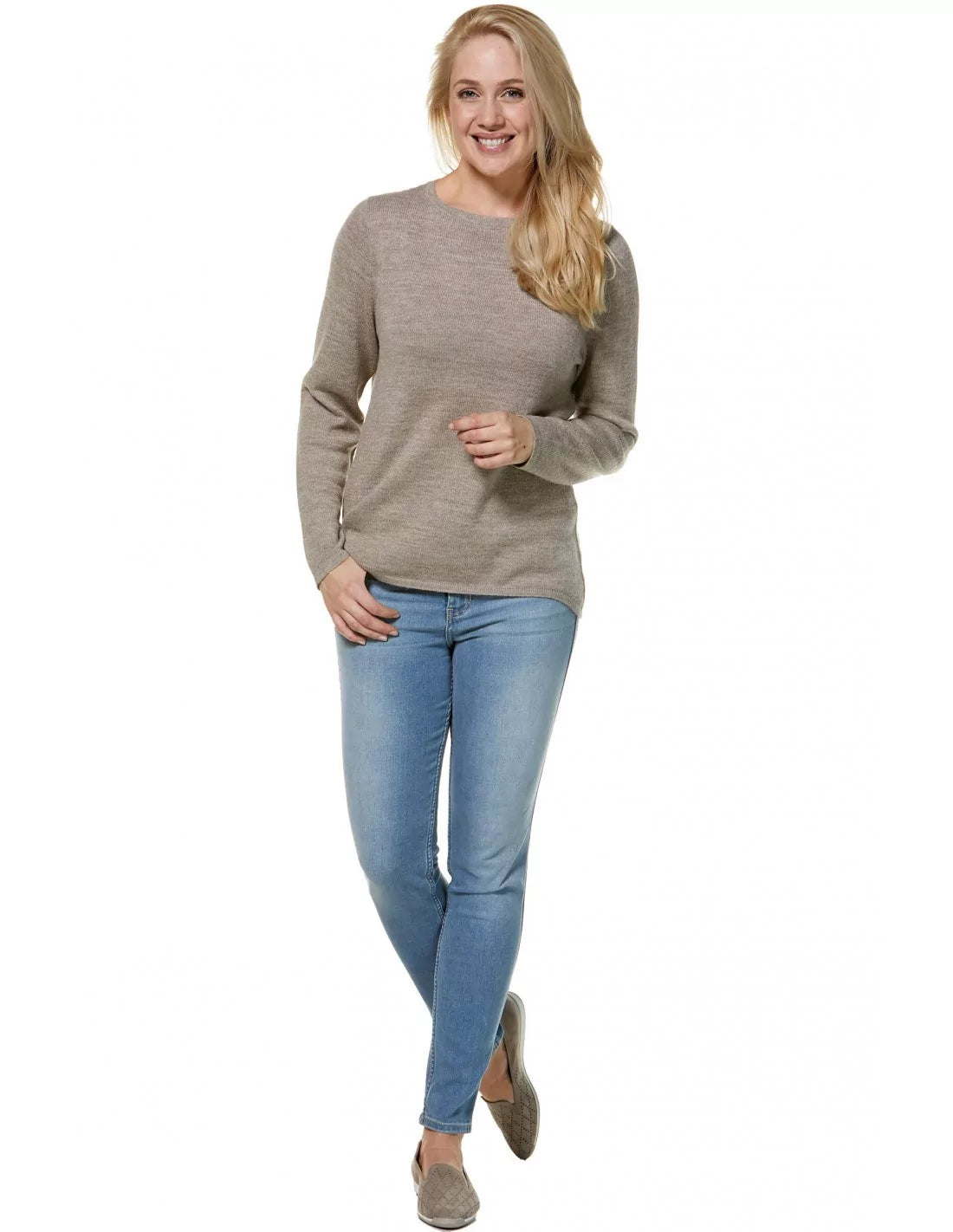 Alpaka Pullover BASIC aus 100% Baby Alpaka - Alpakawolletraum.com