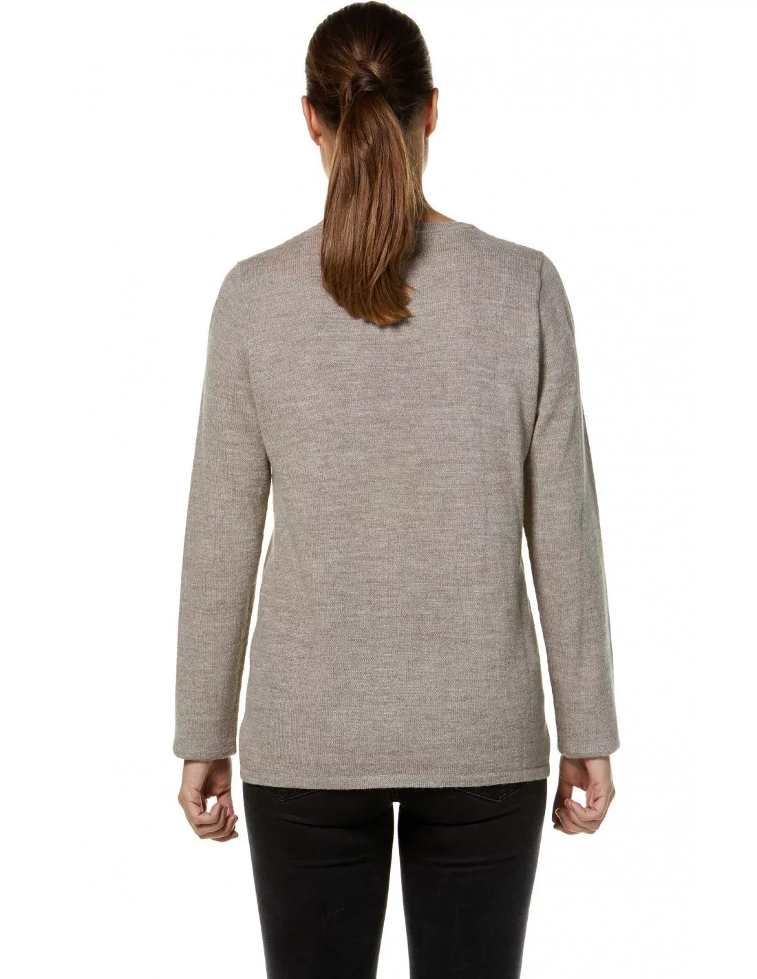 Alpaka Pullover BASIC aus 100% Baby Alpaka - Alpakawolletraum.com