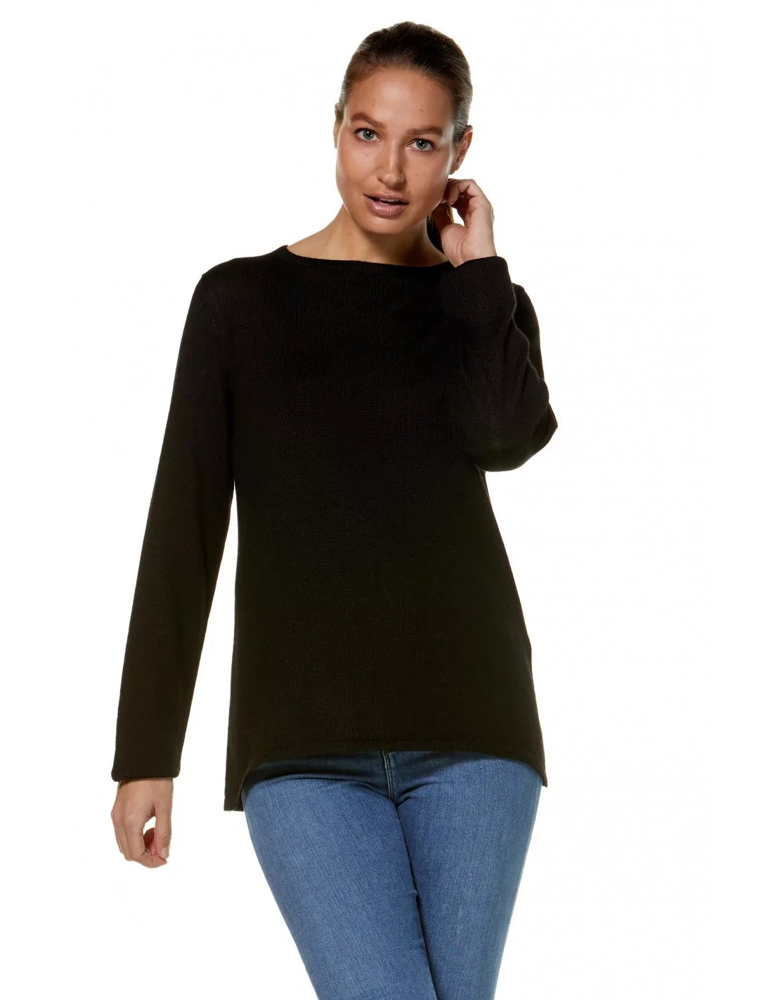 Alpaka Pullover BASIC aus 100% Baby Alpaka - Alpakawolletraum.com