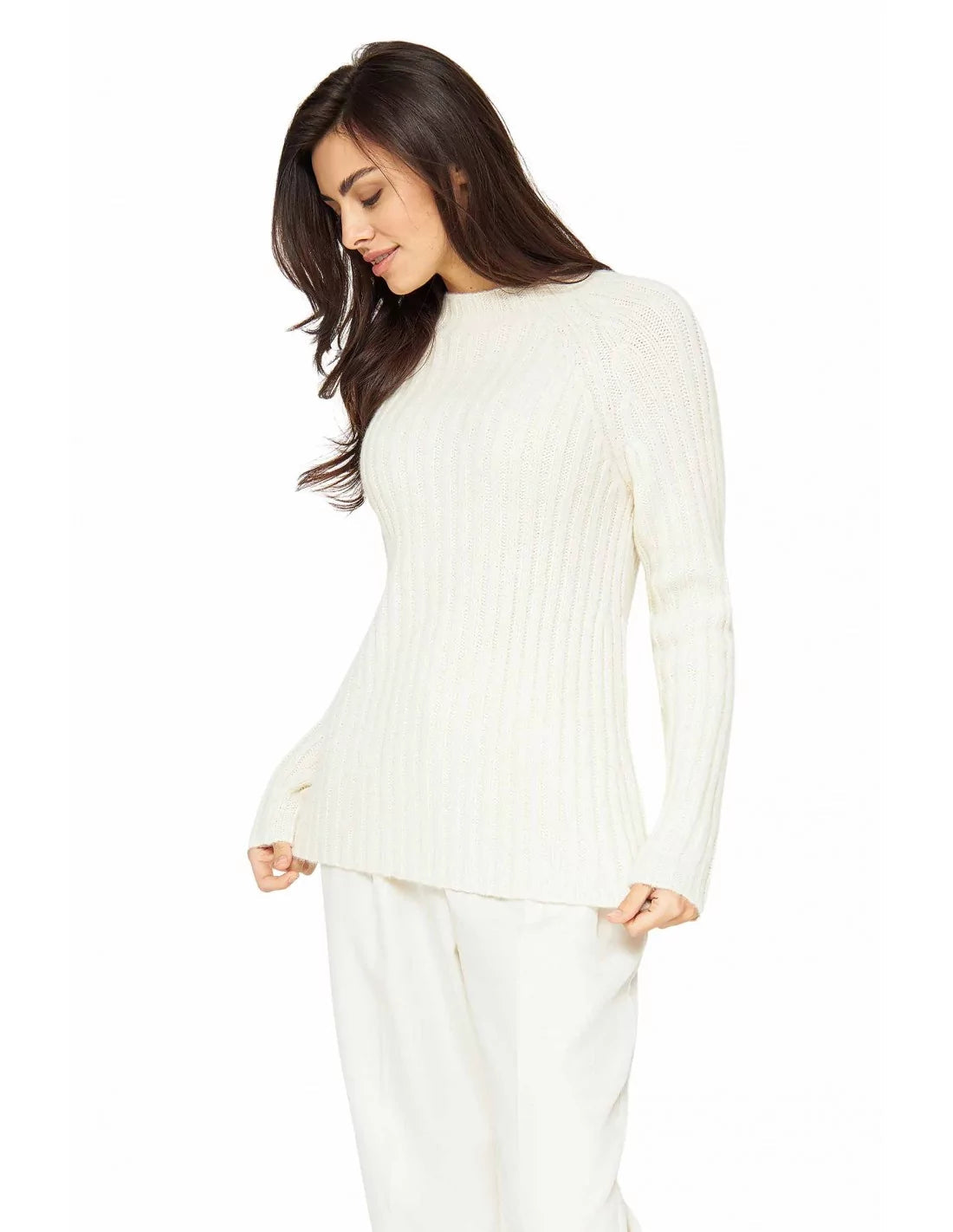 Alpaka Pullover DOLCE mit Baby Alpaka und Wolle - Alpakawolletraum.com