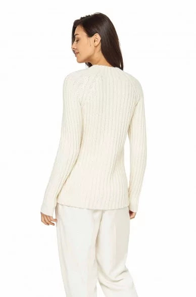 Alpaka Pullover DOLCE mit Baby Alpaka und Wolle - Alpakawolletraum.com
