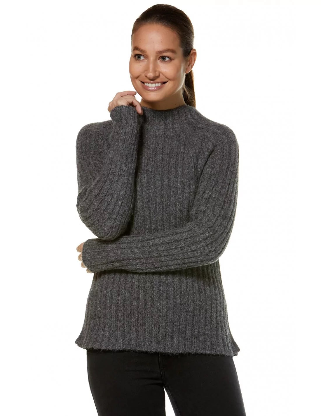 Alpaka Pullover DOLCE mit Baby Alpaka und Wolle - Alpakawolletraum.com