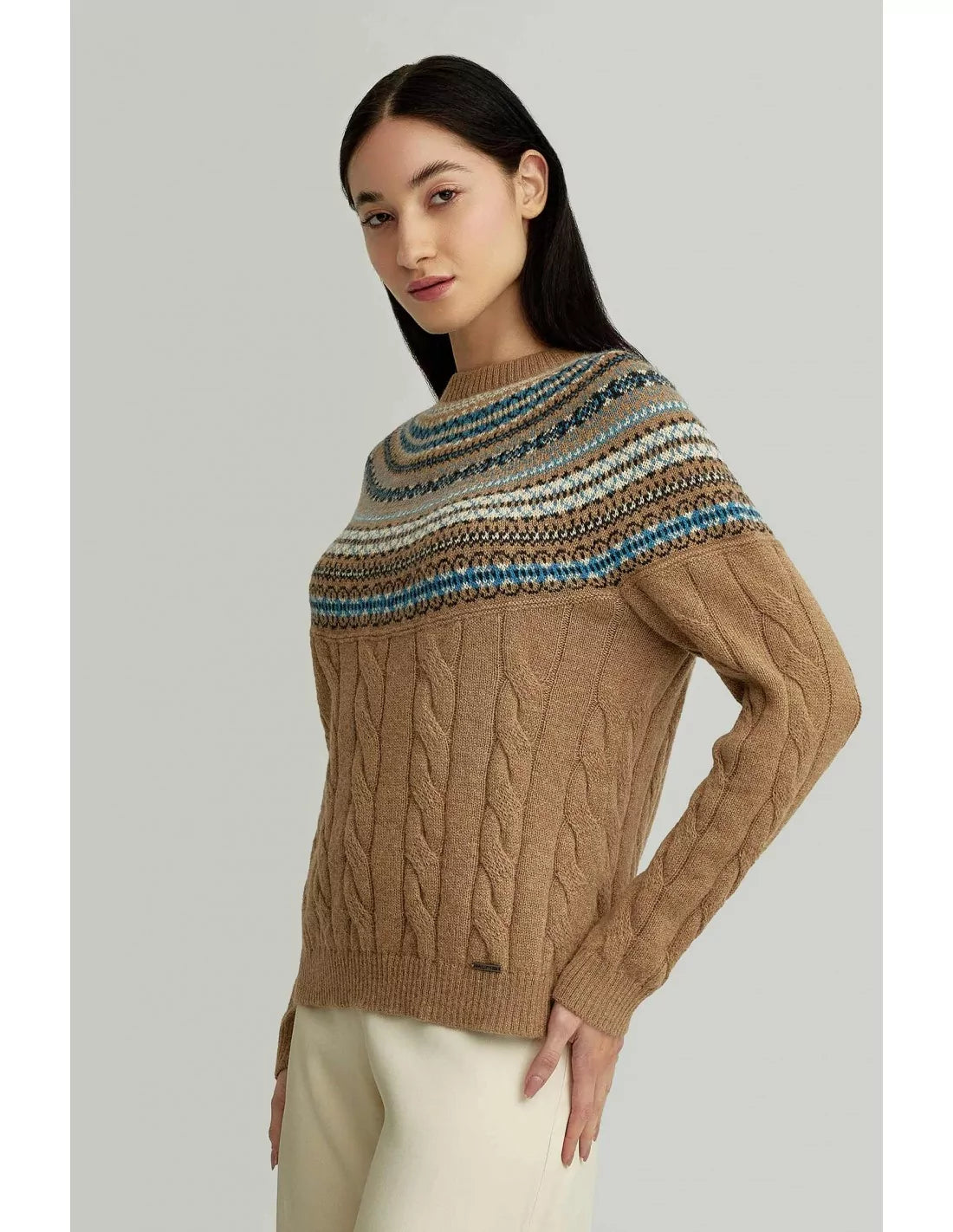 Alpaka Pullover YOKE aus 100% Baby Alpaka - Alpakawolletraum.com