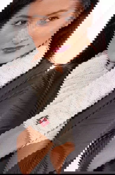 Alpaka Pulswärmer BIESEN aus 100% Baby Alpaka - Alpakawolletraum.com