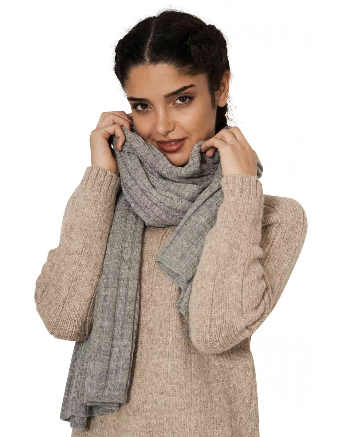 Alpaka Schal/Reisedecke SUAVE aus 100% Baby Alpaka - Alpakawolletraum.com