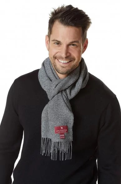 Alpaka Schal MELIERT aus 100% Baby Alpaka - Alpakawolletraum.com