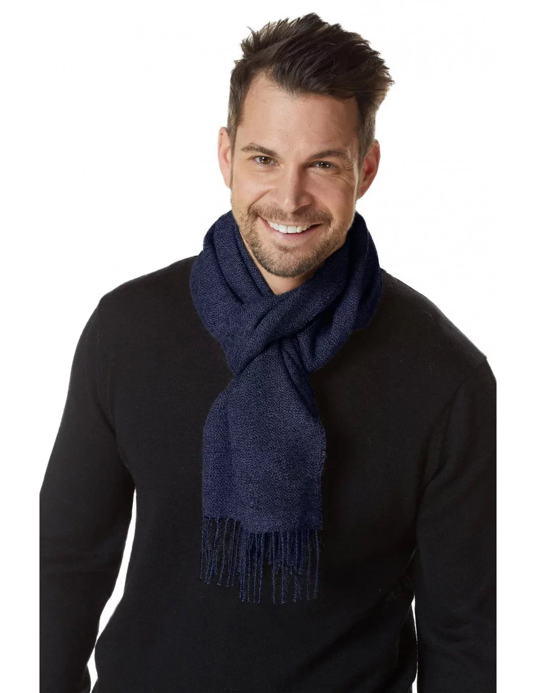 Alpaka Schal MELIERT aus 100% Baby Alpaka - Alpakawolletraum.com