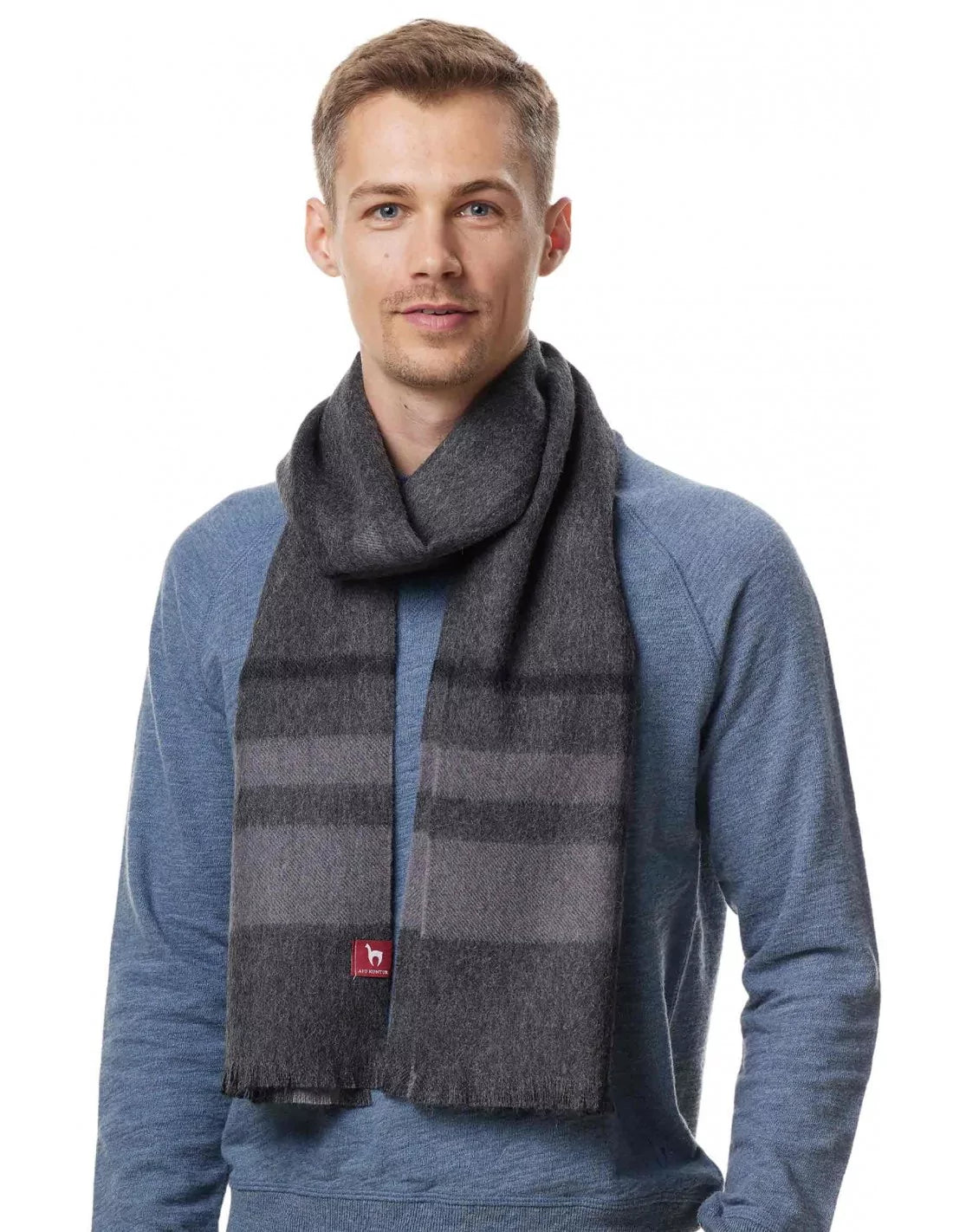 Alpaka Schal PADRINO aus 100% Baby Alpaka - Alpakawolletraum.com