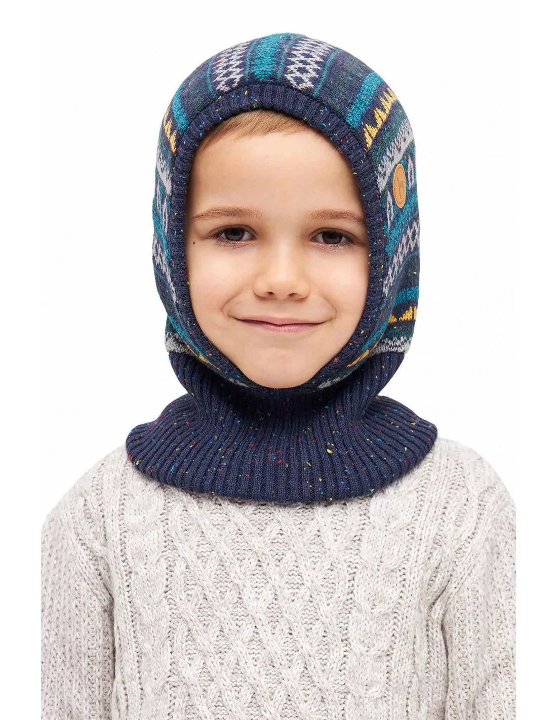 Alpaka Schlupfmütze MONITO aus Baby Alpaka und Pima Baumwolle - Alpakawolletraum.com