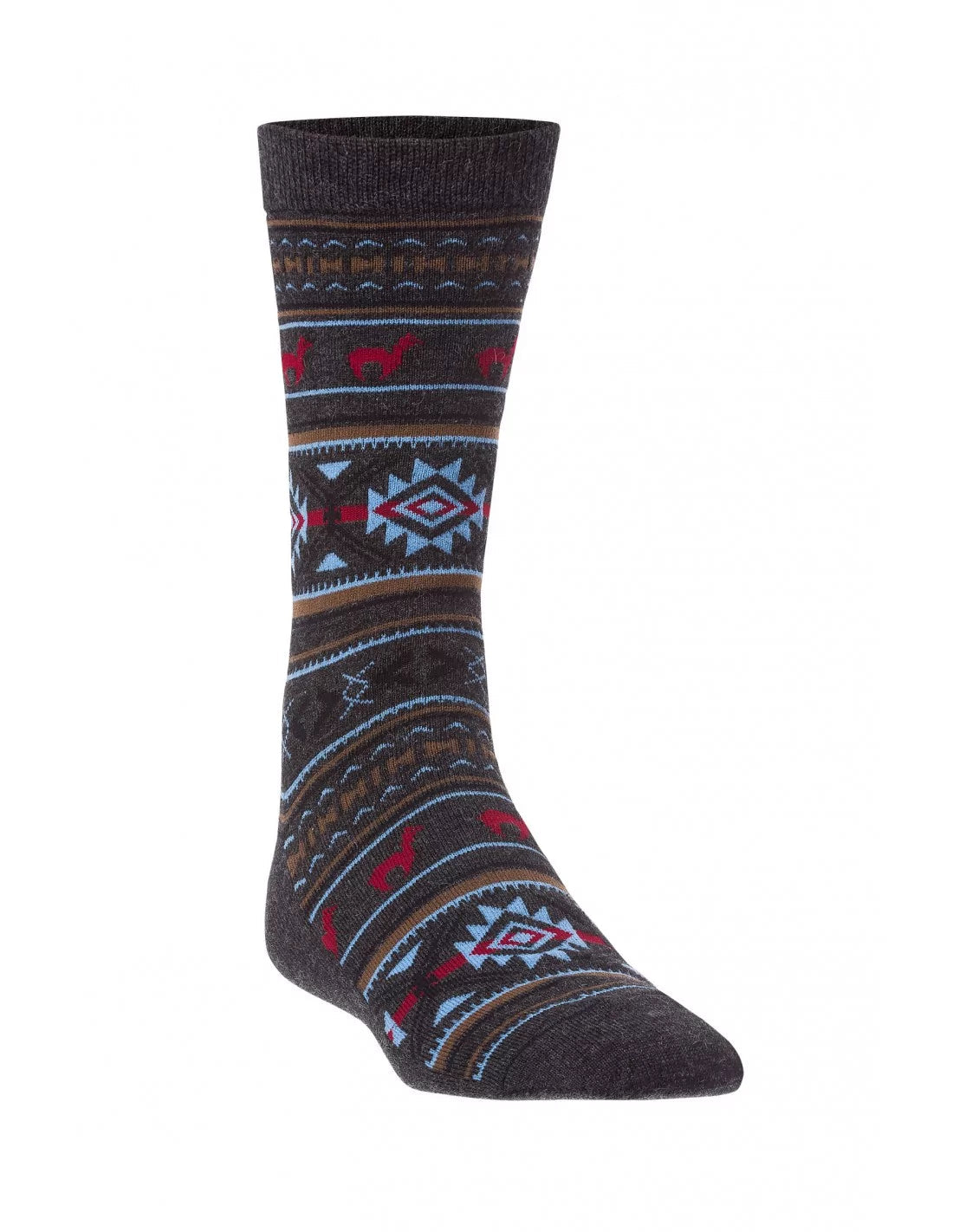 Alpaka Socken JACQUARD aus 70% Baby Alpaka und 25% Pima Baumwolle - Alpakawolletraum.com