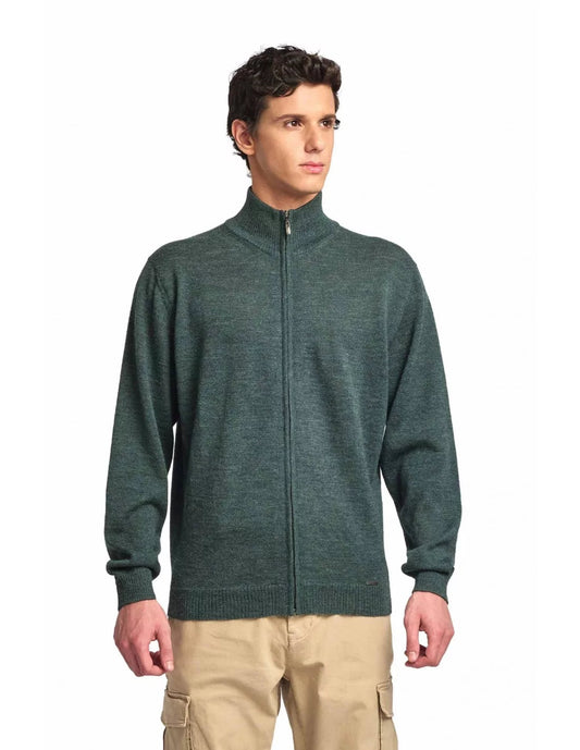 Alpaka Strickjacke ANDREAS aus 100% Baby Alpaka - Alpakawolletraum.com