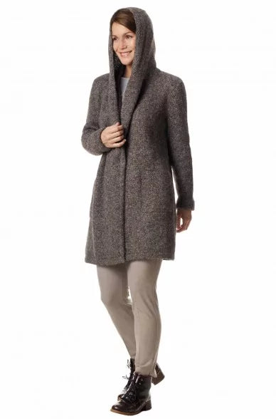 Alpaka Strickjacke ANNABELL aus Alpaka und Wolle - Alpakawolletraum.com