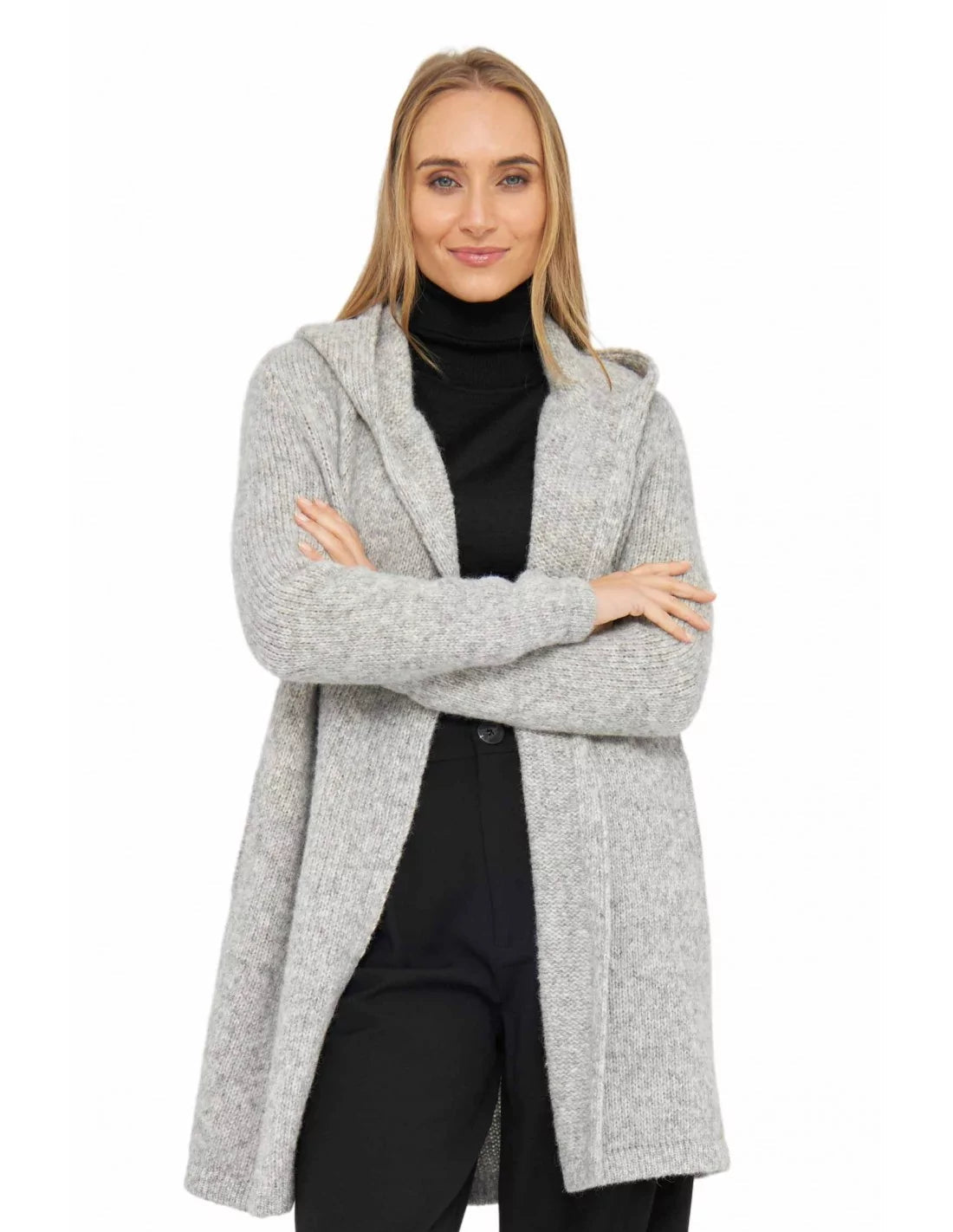 Alpaka Strickjacke ANNABELL aus Alpaka und Wolle - Alpakawolletraum.com