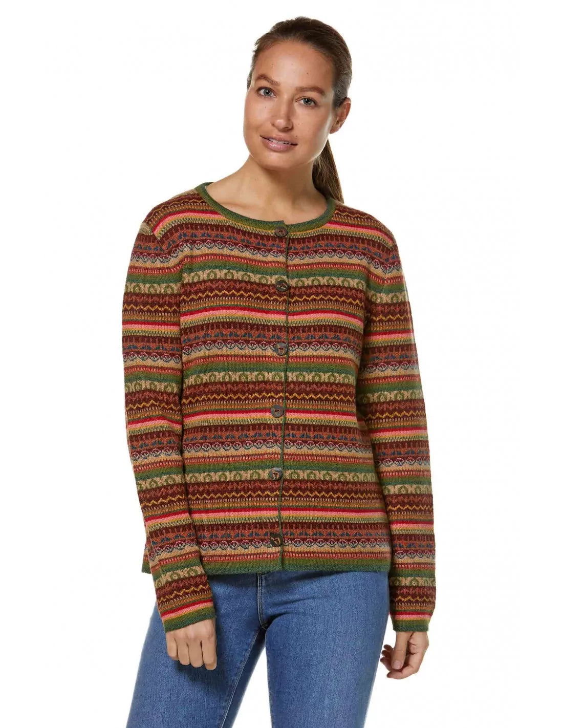 Alpaka Strickjacke LUNA aus 100% Baby Alpaka - Alpakawolletraum.com