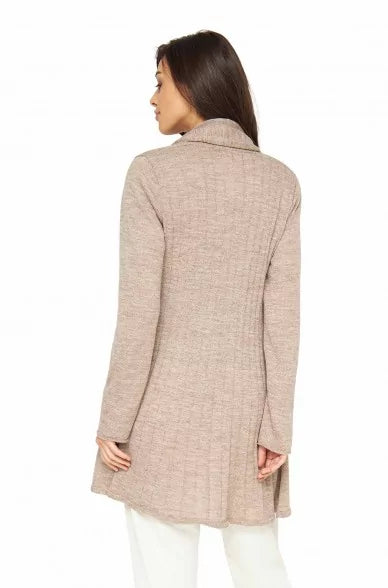 Alpaka Strickjacke PENELOPE LONG aus 100% Baby Alpaka - Alpakawolletraum.com