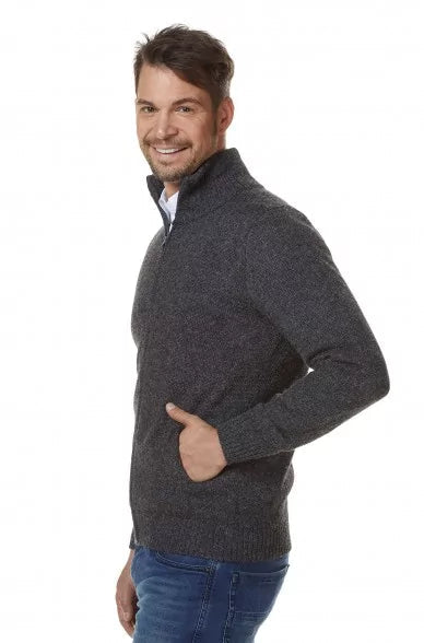 Alpaka Strickjacke RONALDO aus 100% Baby Alpaka - Alpakawolletraum.com