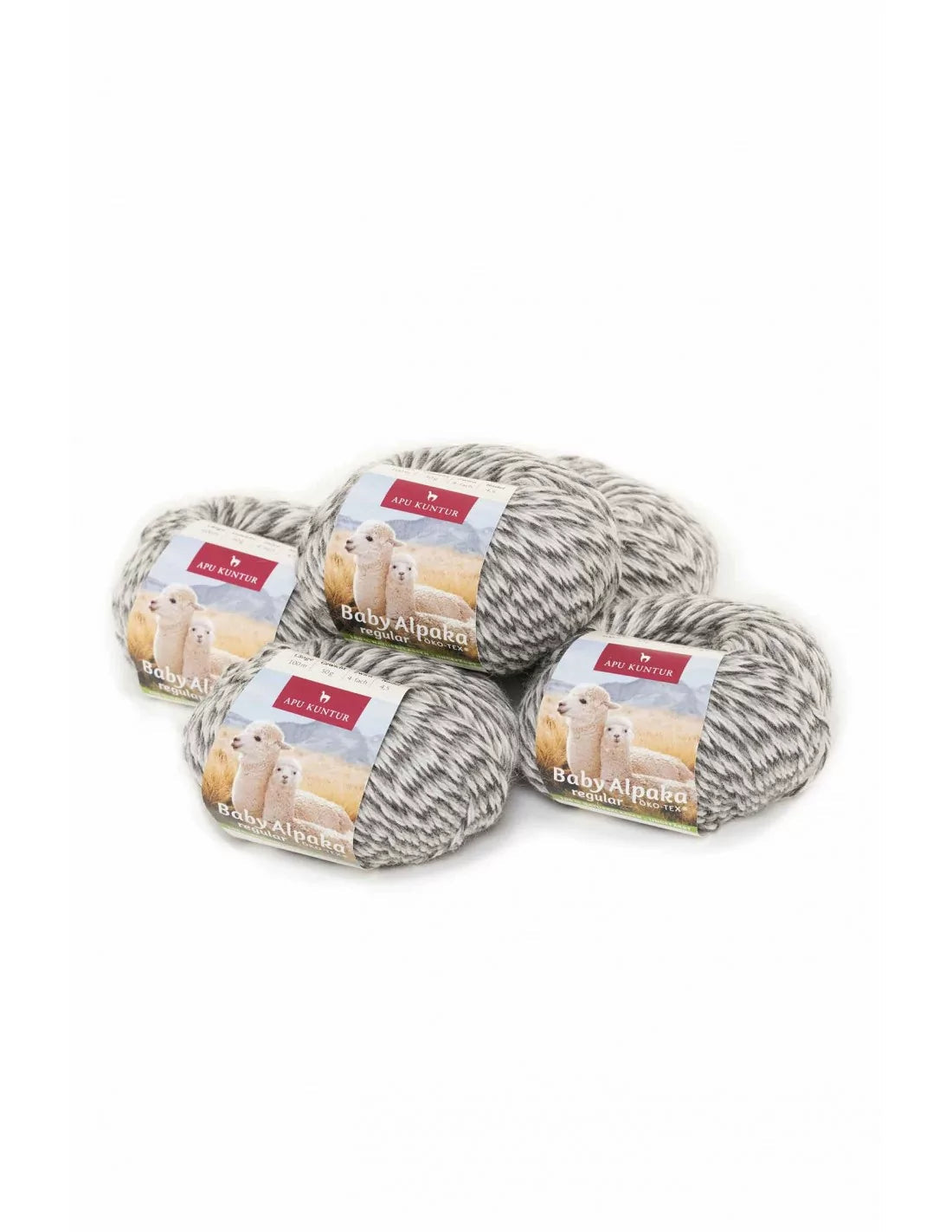 Alpaka Wolle REGULAR | 50g | 5er Pack | 100% Baby Alpaka - Alpakawolletraum.com