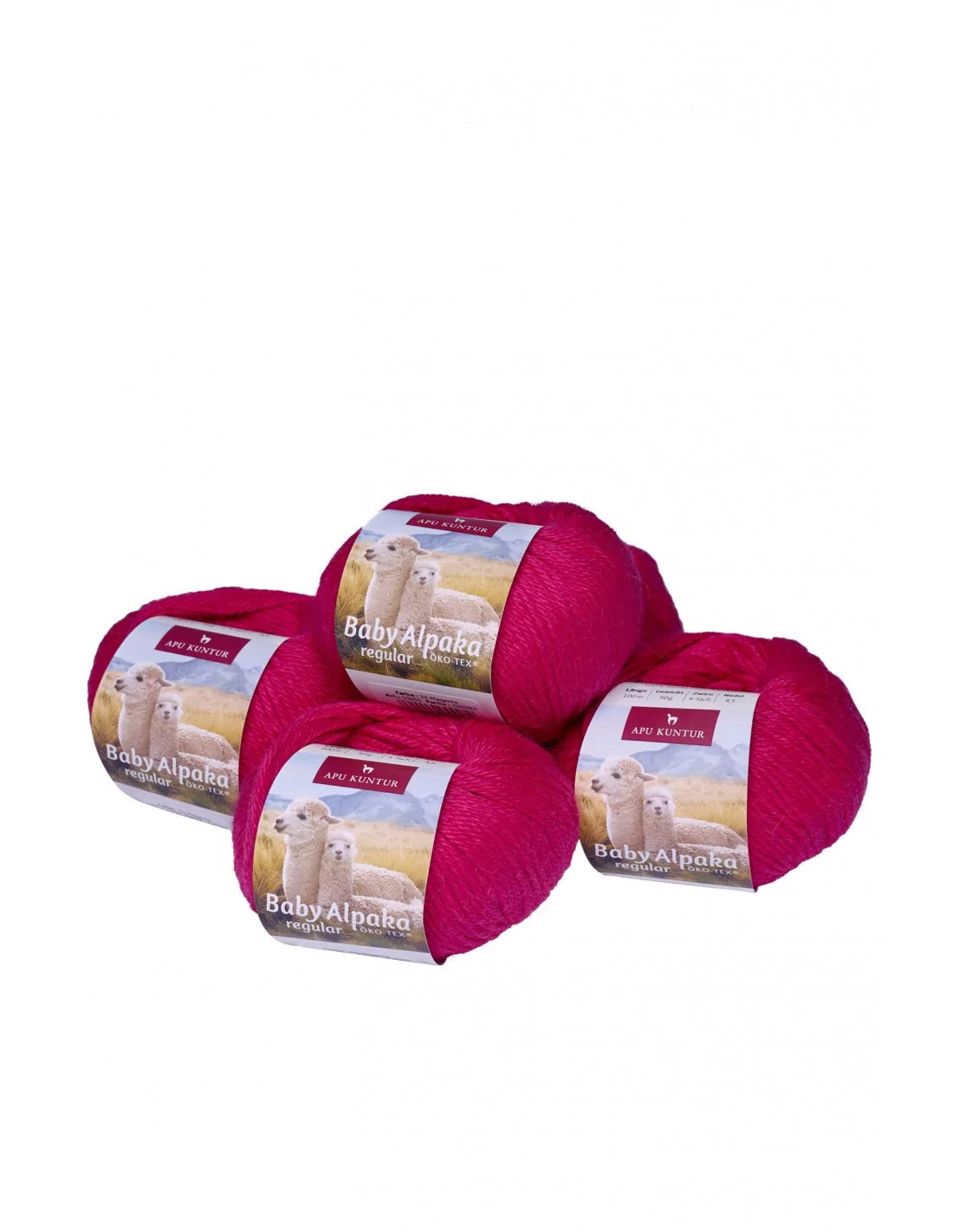 Alpaka Wolle REGULAR | 50g | 5er Pack | 100% Baby Alpaka - Alpakawolletraum.com