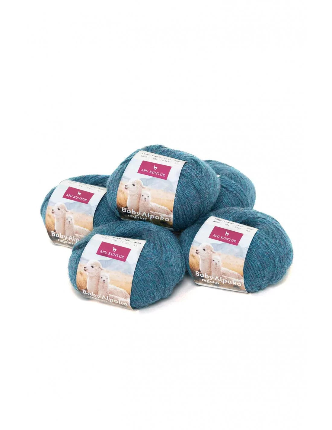 Alpaka Wolle REGULAR | 50g | 5er Pack | 100% Baby Alpaka - Alpakawolletraum.com