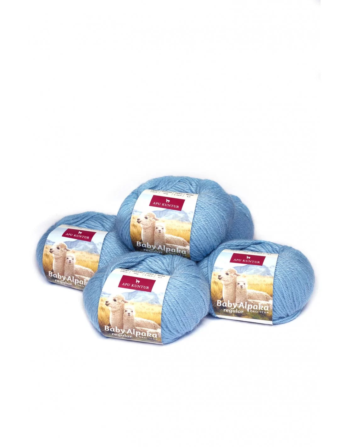 Alpaka Wolle REGULAR | 50g | 5er Pack | 100% Baby Alpaka - Alpakawolletraum.com