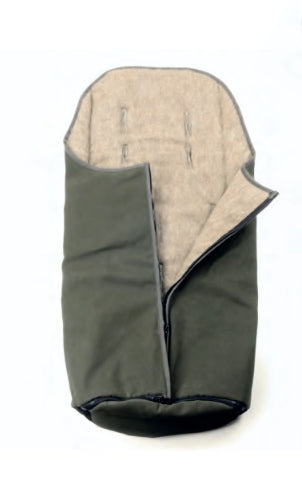 Kuscheliger Fußsack für Kinderwagen mit Alpakaflor
