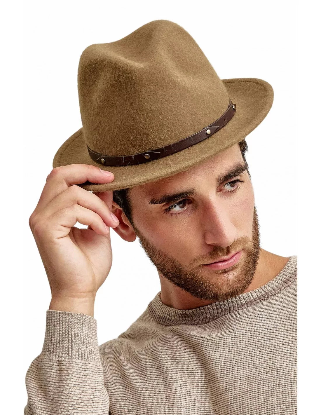 Hut PAPARAZZI gefilzt für Herren und Damen von KUNA Sombreros FEDORA-Stil - Alpakawolletraum.com