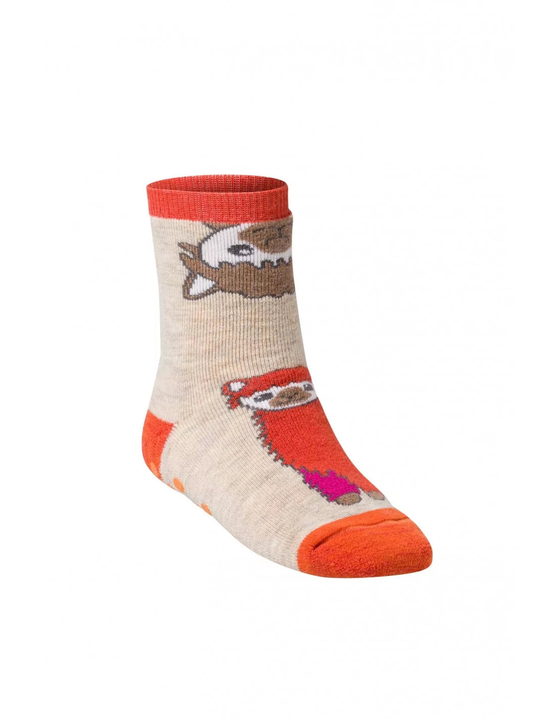 Kinder ABS Söckchen mit Alpakas Süß, lustig & sicher - farbige Socken mit ABS und Alpakas - Alpakawolletraum.com
